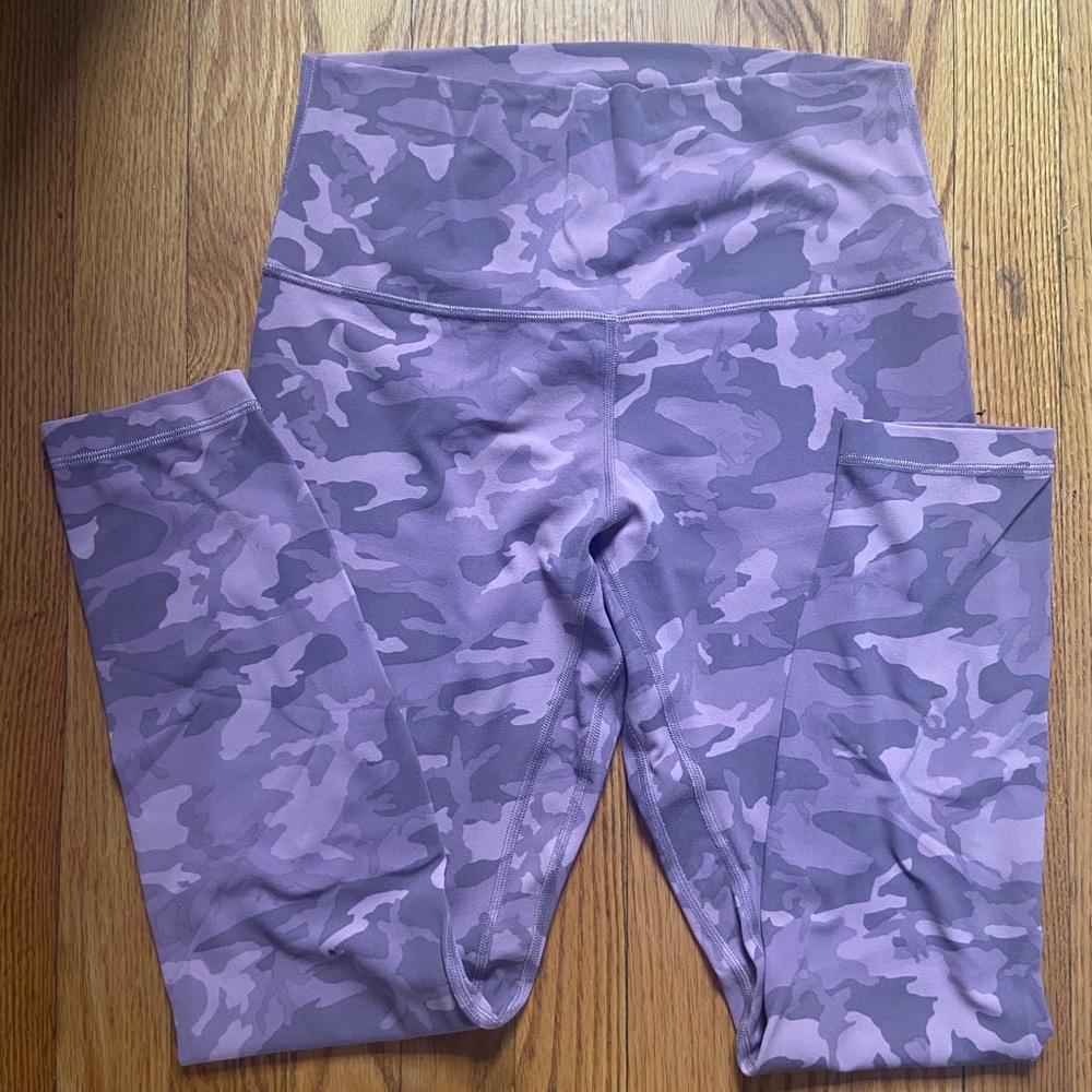 Army Pink Lululemon Align Leggings